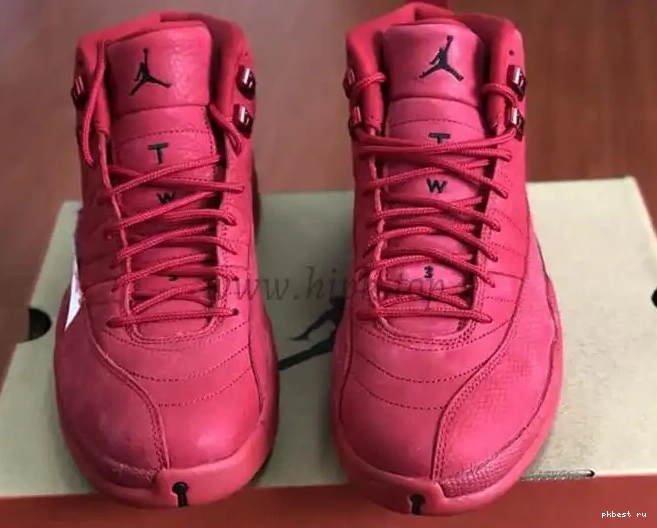 God PK Air 12 “Bulls”retail Jordan leather 0501